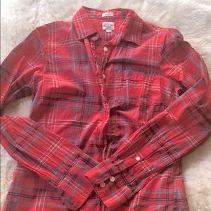 JCew plaid shirt XS